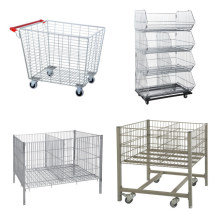 Maschendraht-Rolling Metal Storage Cage